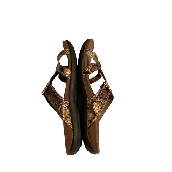 ABEO Women’s Leucadia Snake Print Slide Sandals. Sz 9 - Picture 5 of 7